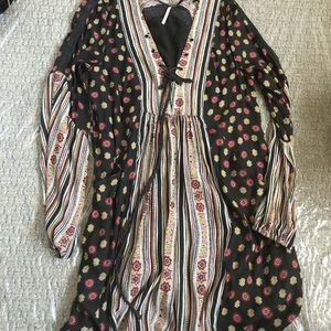Free People Dress Lace Multi XS
